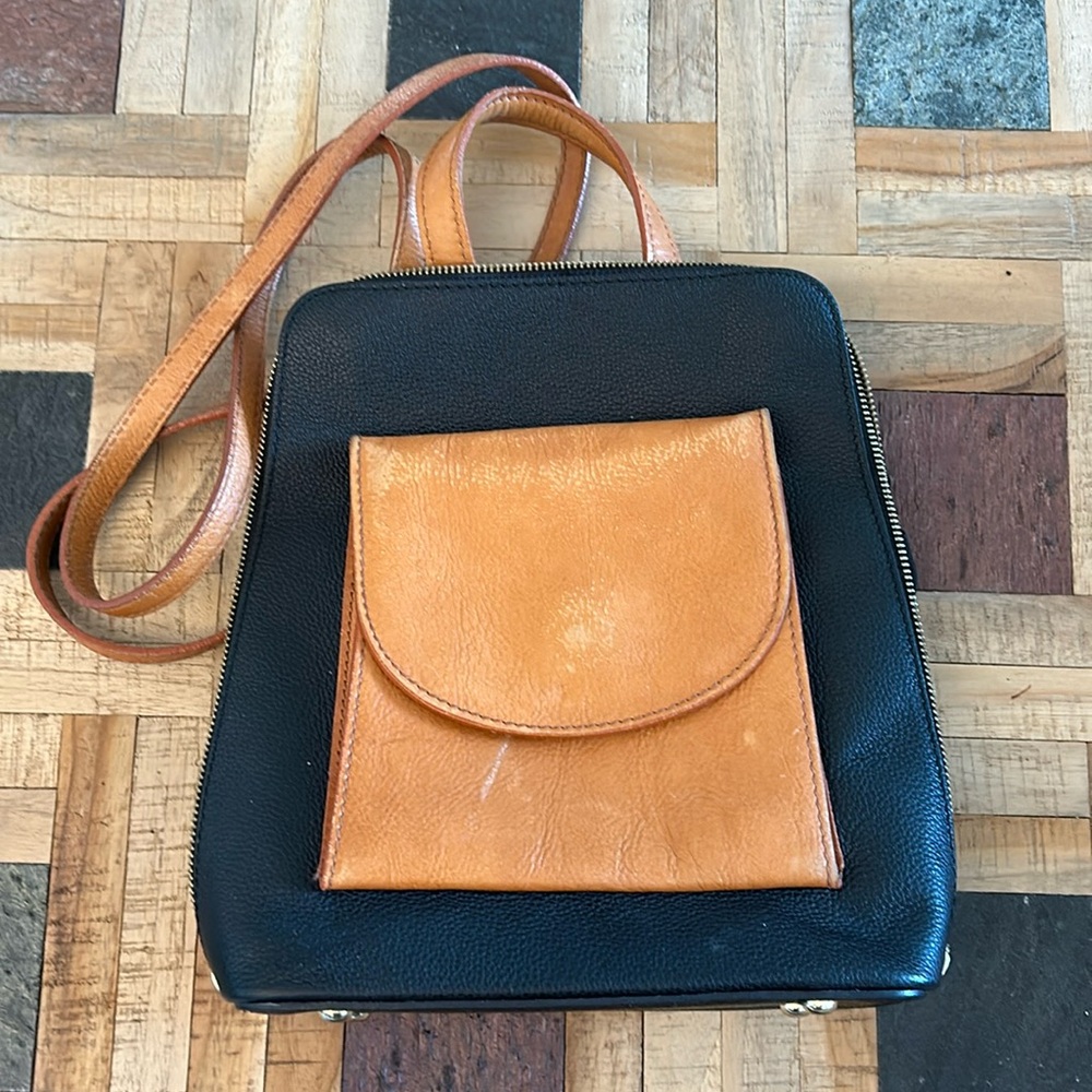 Divina Firenze‎ Leather Backpack Purse
